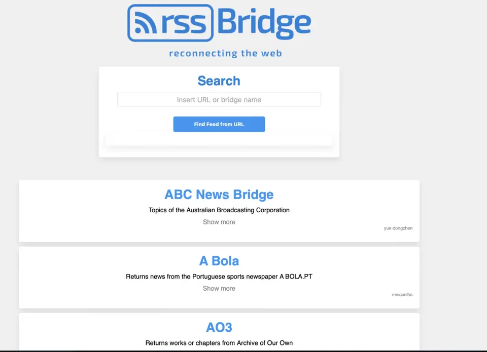 添加了nginx监听ipv6地址上的80和443端口，能成功获取rssbridge服务