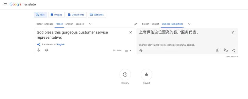 英文评价google翻译