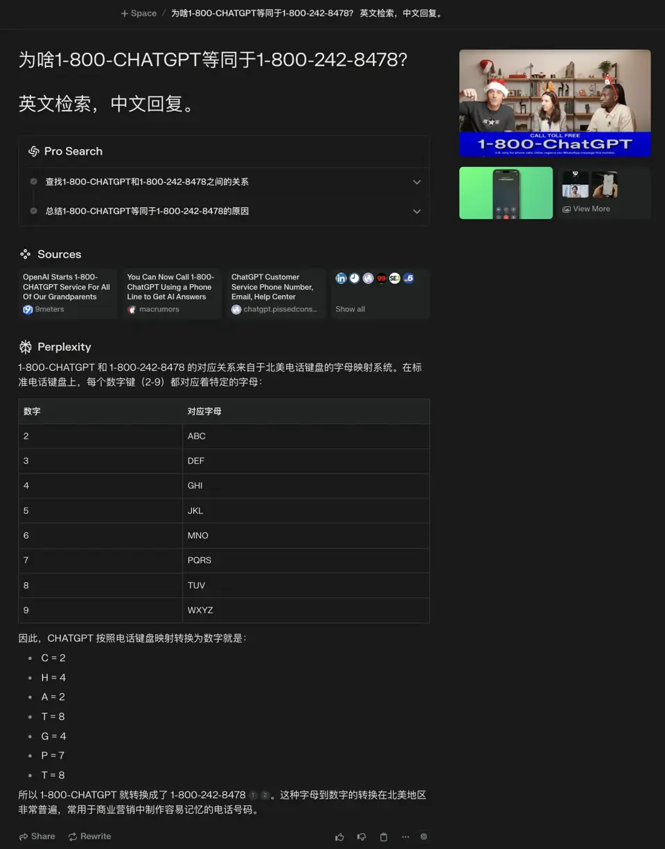 1-800-CHATGPT等同于1-800-2428478的原因