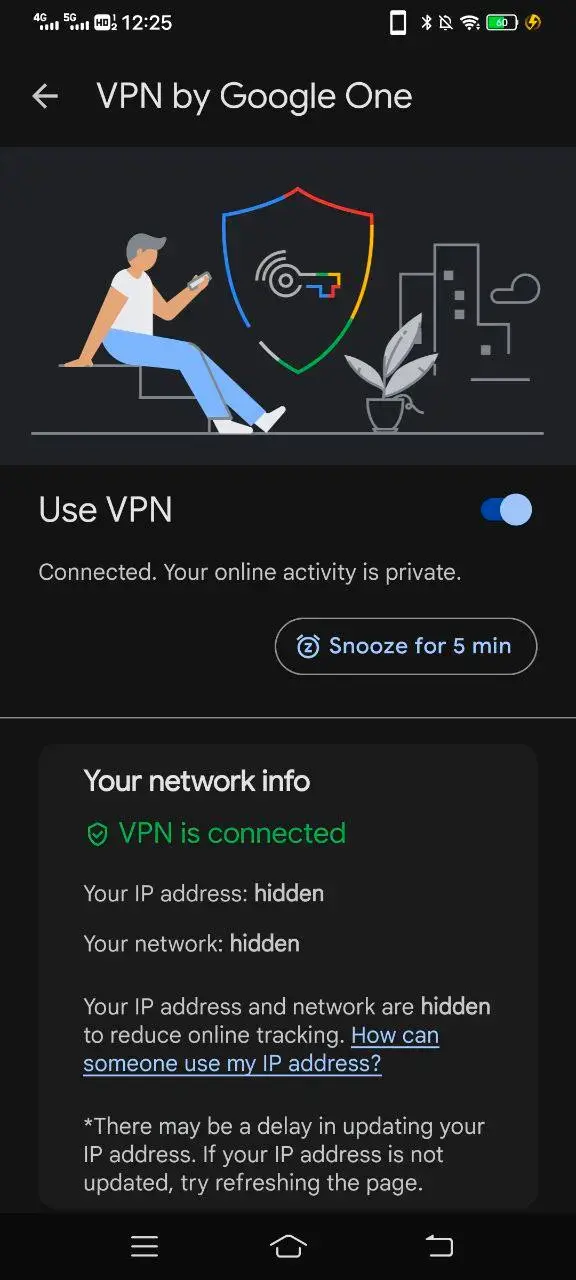 Android无需进行任何设置连上Google One VPN