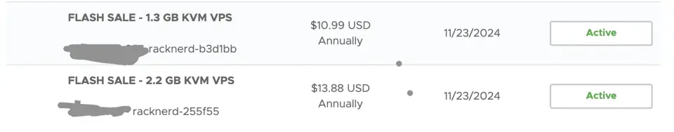 RackNerd Flash Sale ($10.99/year)