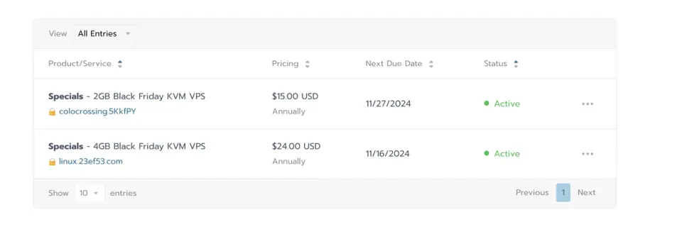 ColoCrossing Buffalo $24 + ColoCrossing Los Angeles $15