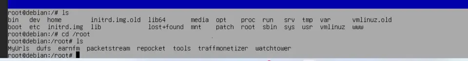 Successfully entered filesystem