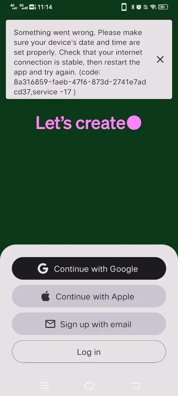 ChatGPT Android报错